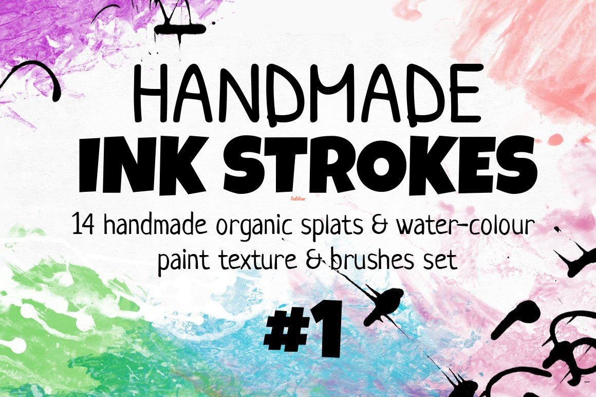 Handmade INK STROKES Pack