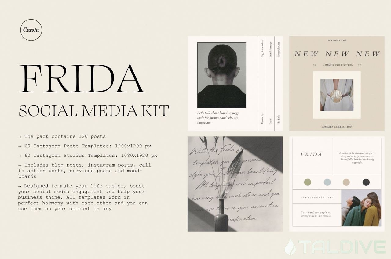 Frida Social Media Marketing Kit