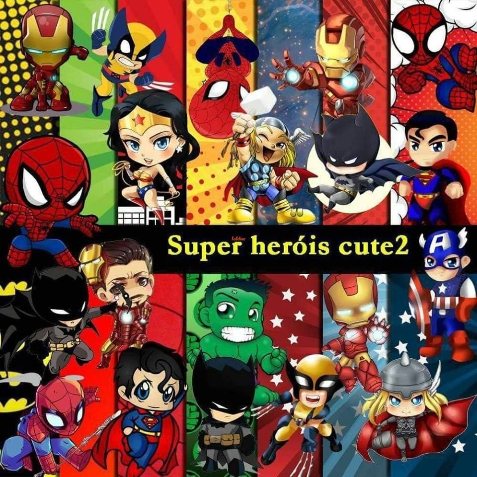 CUTE SUPER HEROES DIGITAL KITS