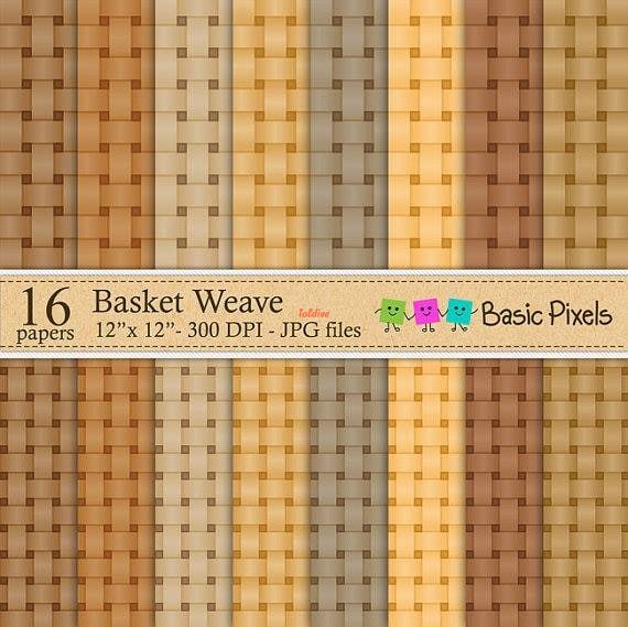 BASKET WEAVE DIGITAL PAPERS