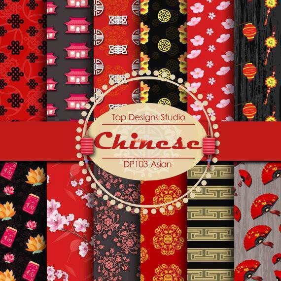 CHINESE SEAMLESS PAPER Patterns