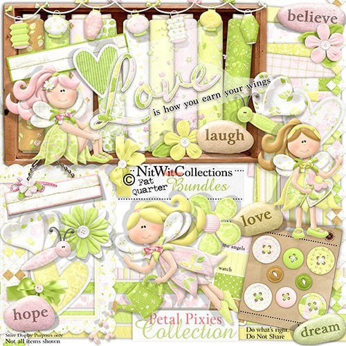 Petal pixies Clipart Bundle