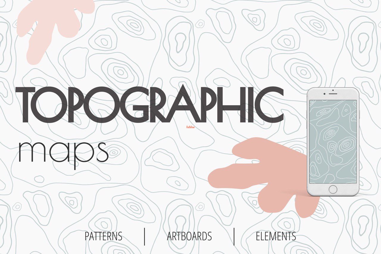 Topographic Seamless Vector Maps