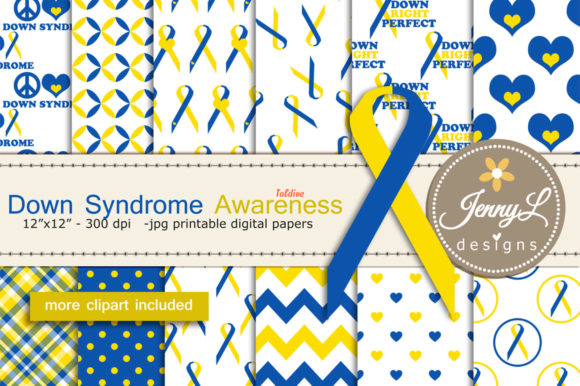 Down Syndrome Awareness Digital Papers