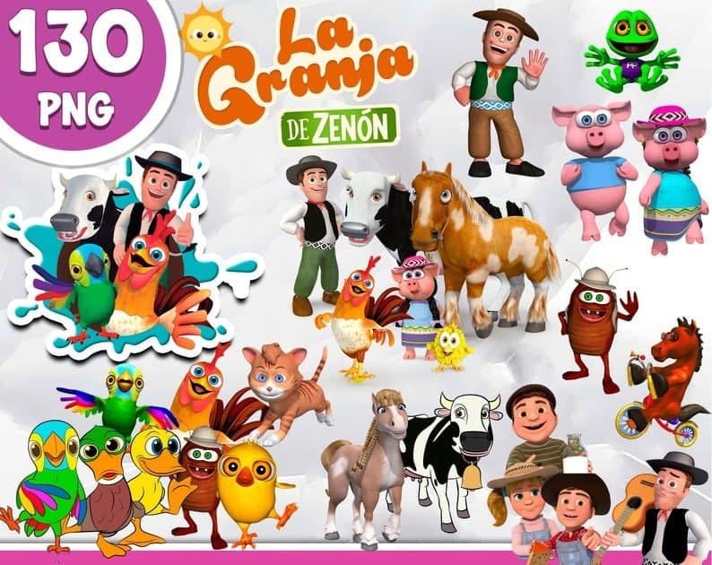 Granja de zenon Cliparts Mega Bundle