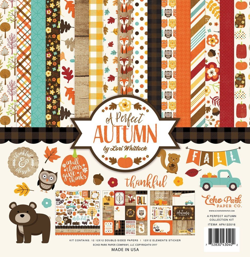 A PERFECT AUTUMN Digital Papers Pack