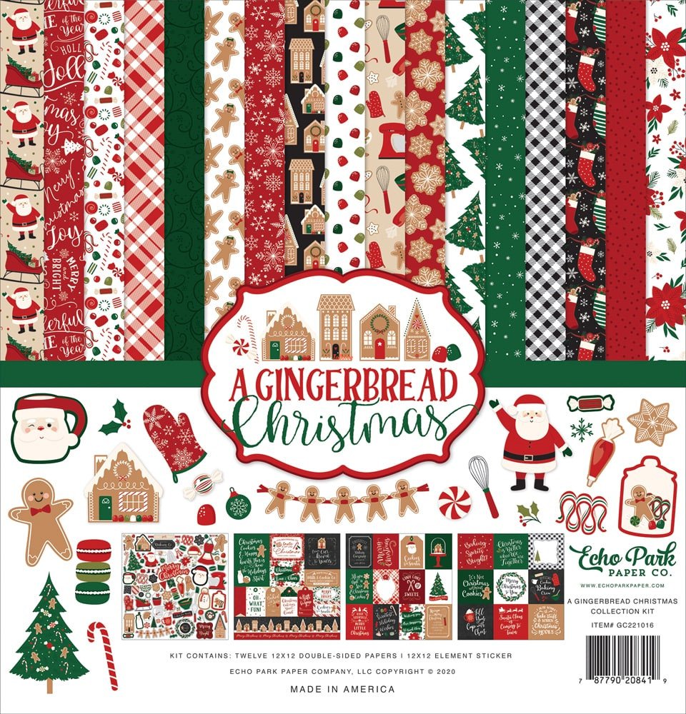 A GINGERBREAD CHRISTMAS SEAMLESS PATTERNS