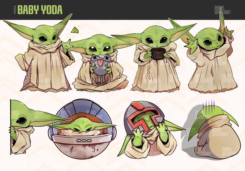 BABY YODA CLIPART