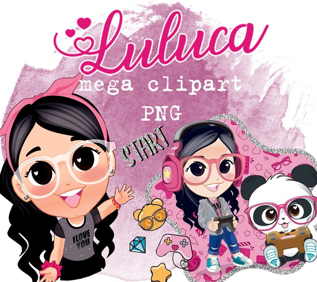 Luluca Artist girls Digital Clipart Kit