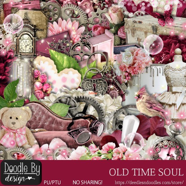 Old Time Soul Watercolor Clipart Bundle