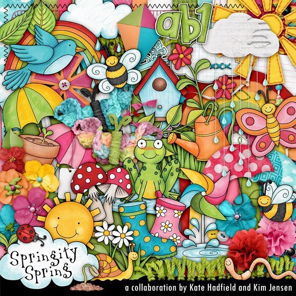 Hadfield Springity Spring Clipart Bundle