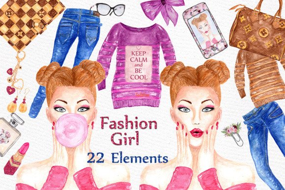 Fashion Girl Clipart