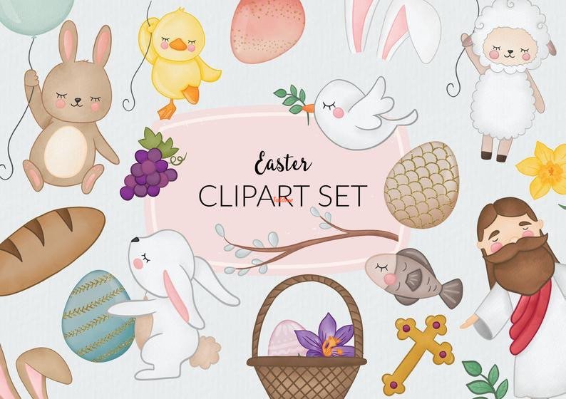 Easter Clipart Set