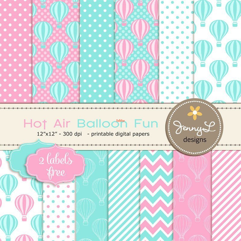 Airballoon digital papers