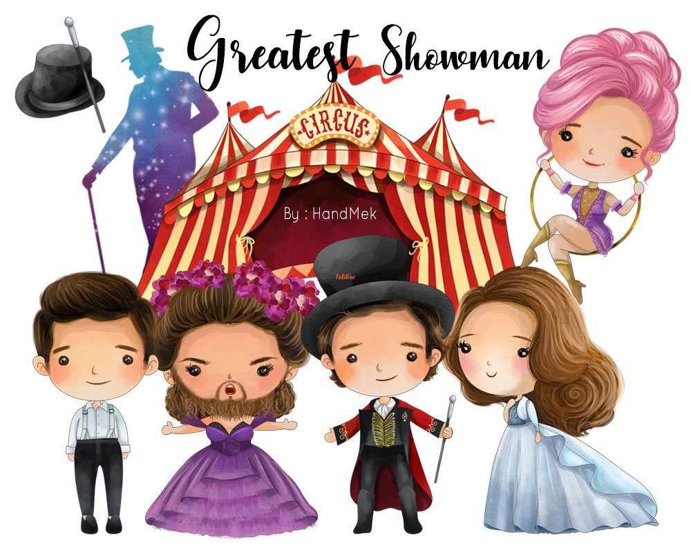 Greatest Showman Clipart