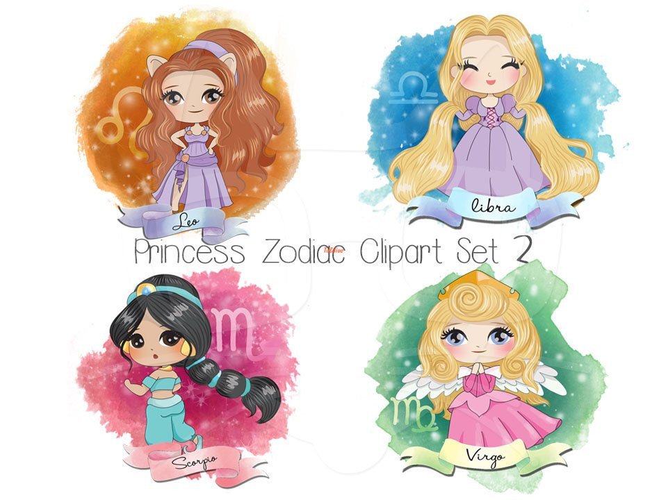 Princess Zodiac Set 2