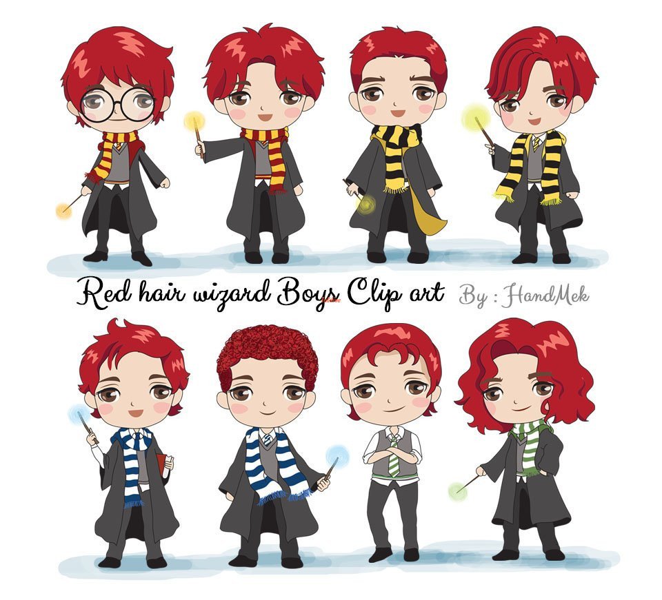 Red Hair Wizard Boys