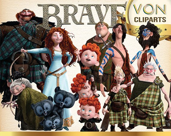 Von Brave Watercolor Clipart