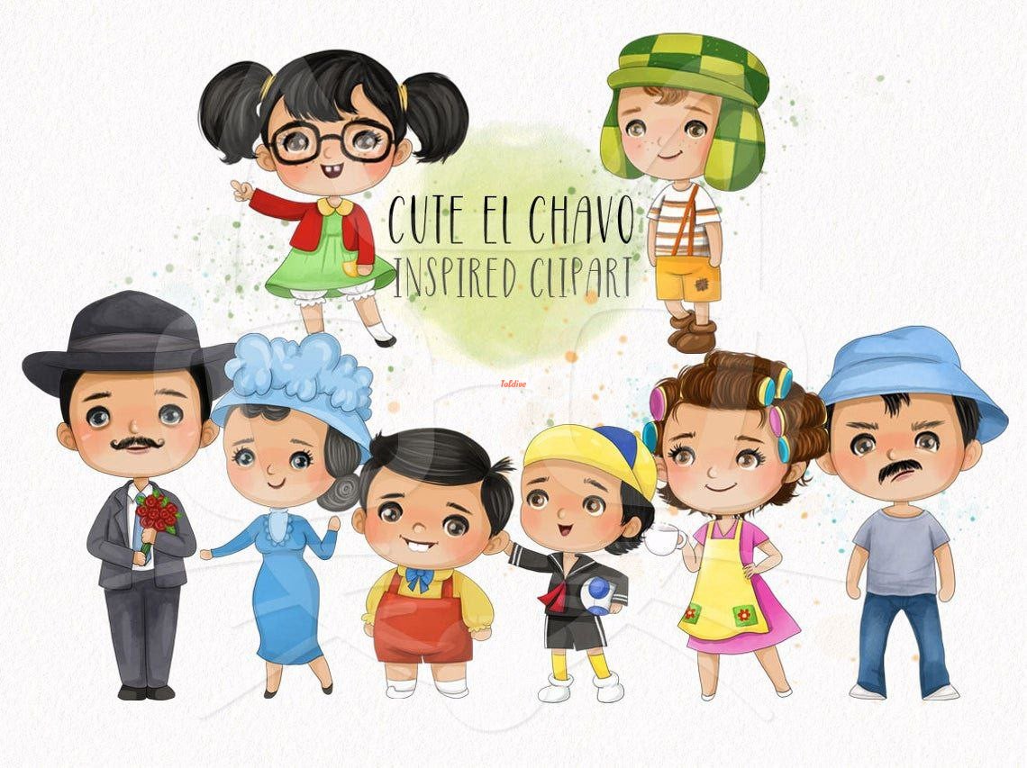 133 Cute El Chavo Inspired Clip art