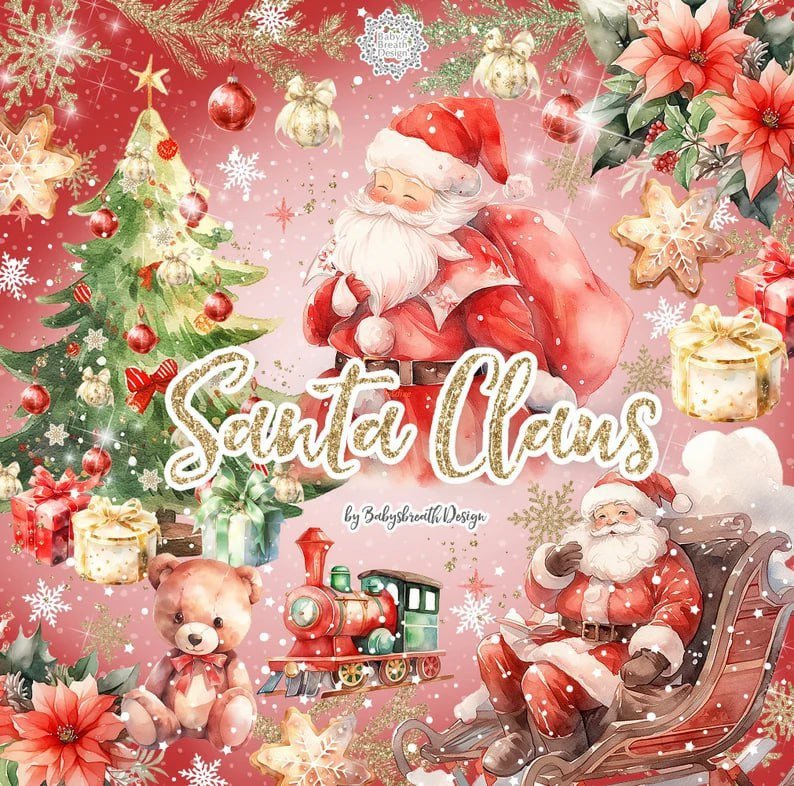 Santa Claus Christmas Illustration Clipart