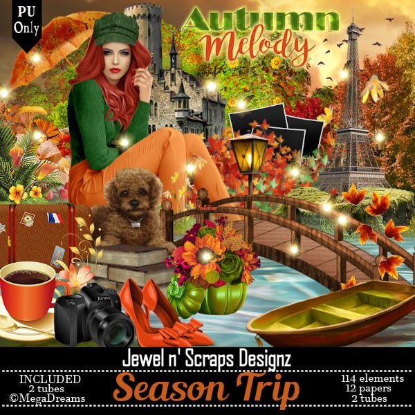 Seasons Trip  Mega Dreams Clipart Bundle