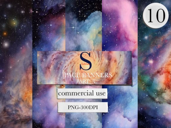 Virtual background Sparkle background Set