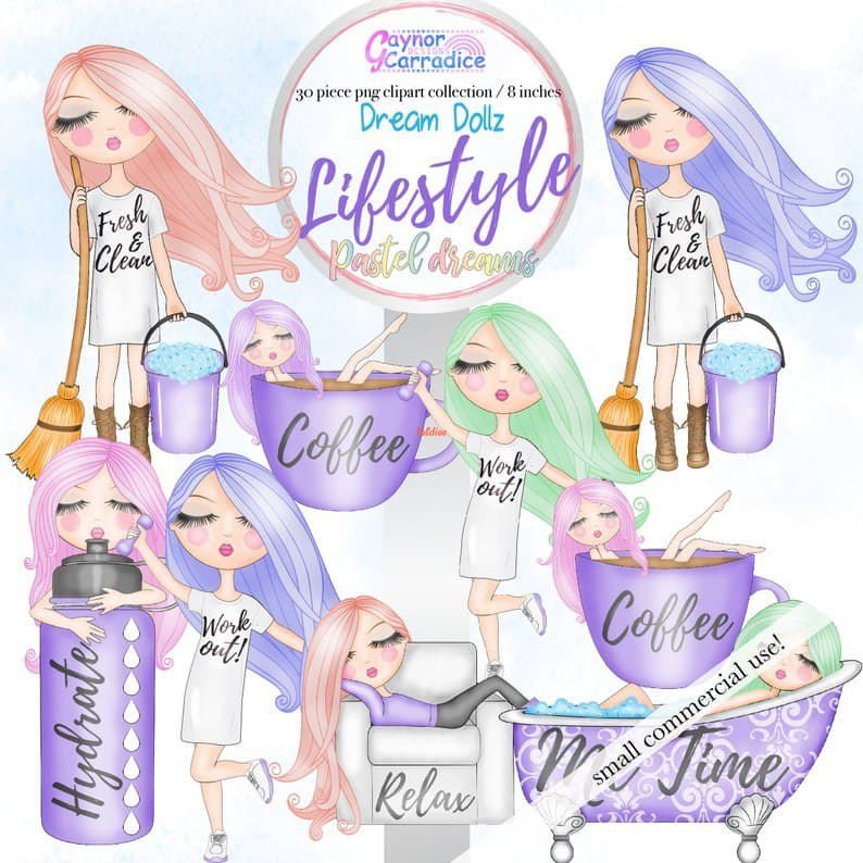 Dream Doll Lifestyle Clipart