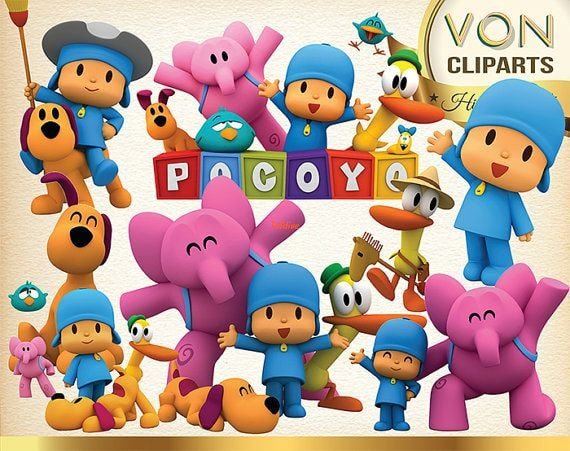 Pocoyo Clipart Bundle