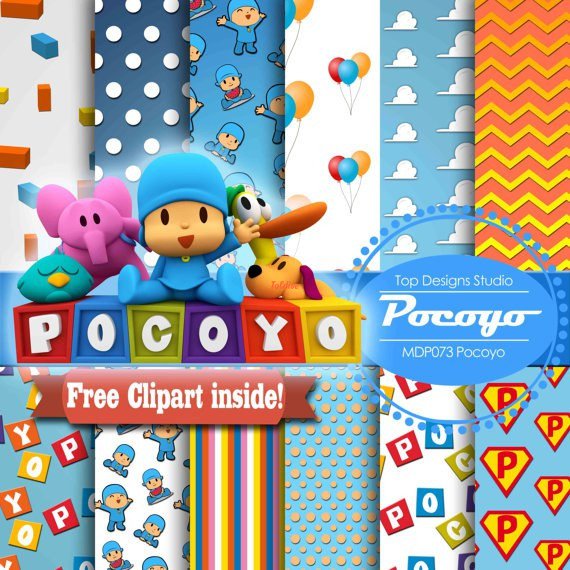 Pocoyo and His Friends Clipart