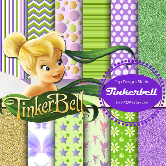 Tinker Bell Printable Papers