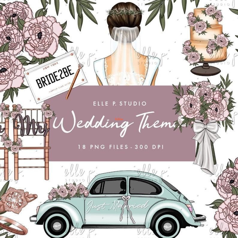 Wedding Theme CLIPART