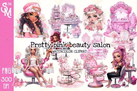 Pretty Pink Beauty Salon Sublimation