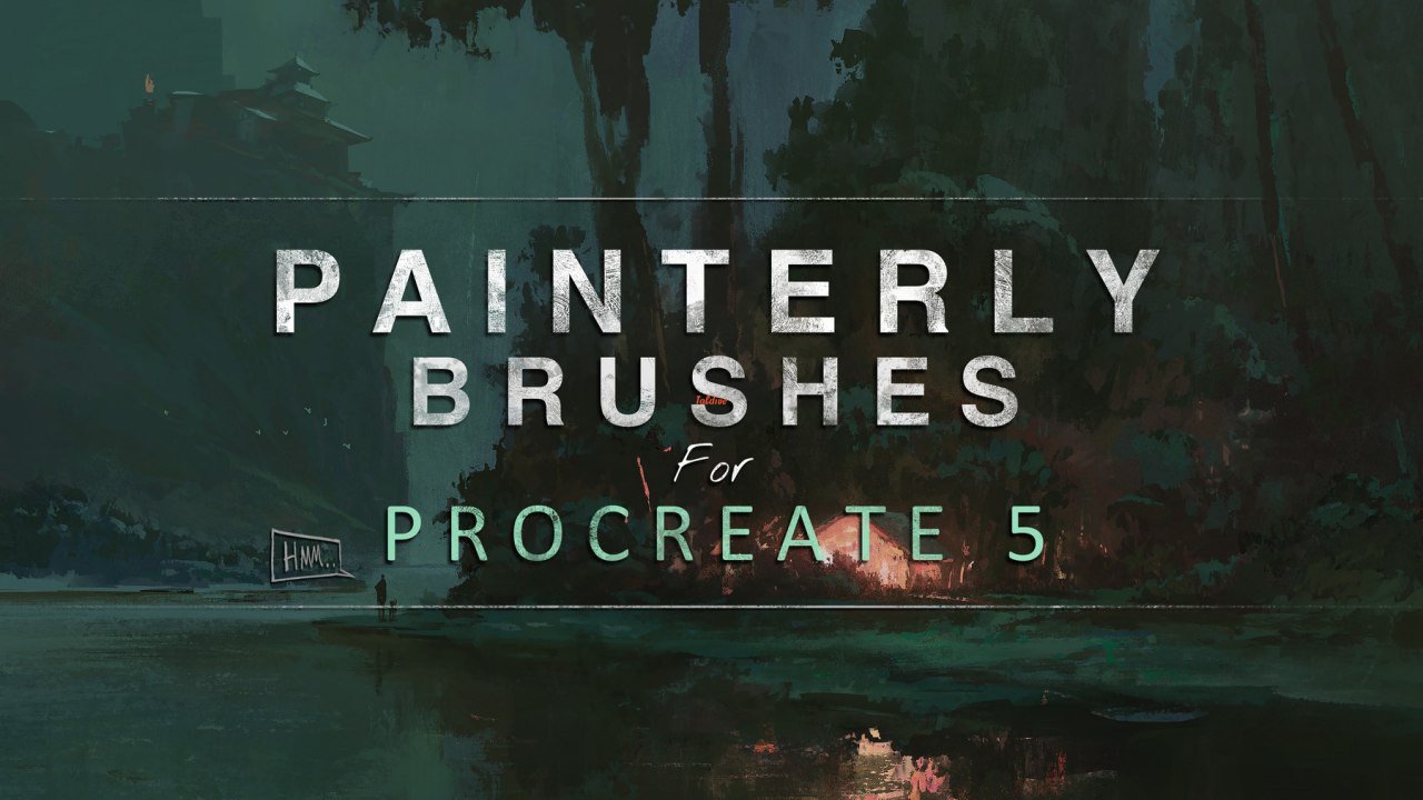 Painterly Brushes for Procreate 5