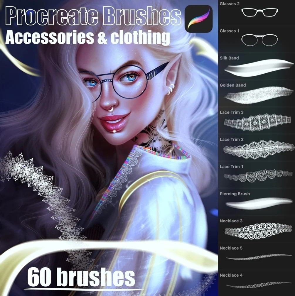 Clothing & Accessories Procreate brushset