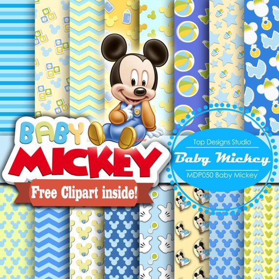 Baby Mickey Printable Papers