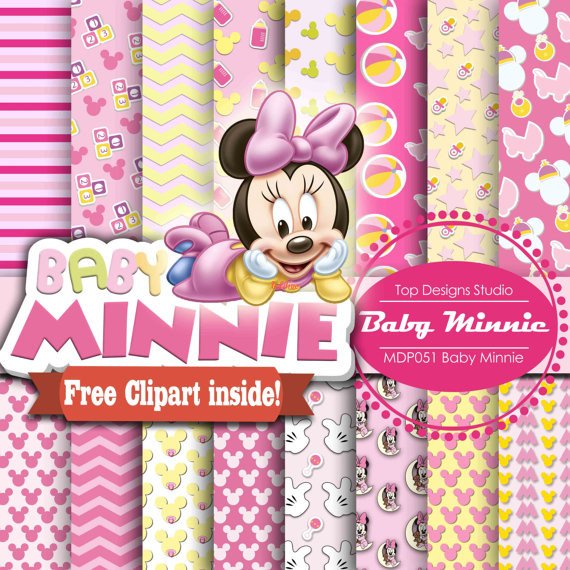 Baby Minnie Printable Papers