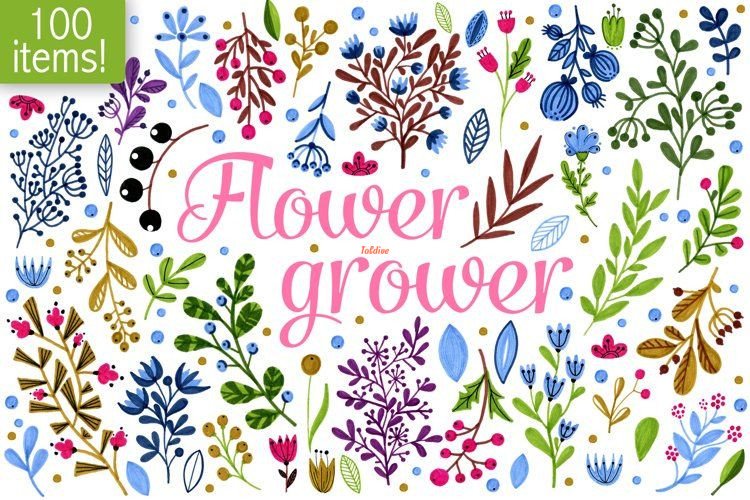 Flower Grower Clipart Illustrations