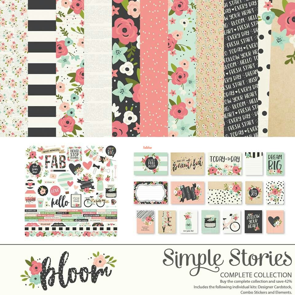 Bloom Printable Digital Papers