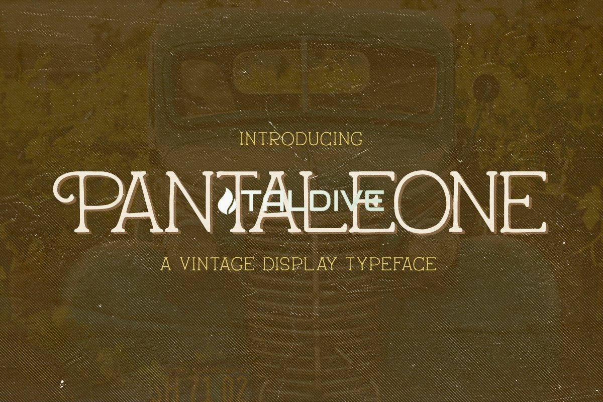 Pantaleone Vintage Typeface