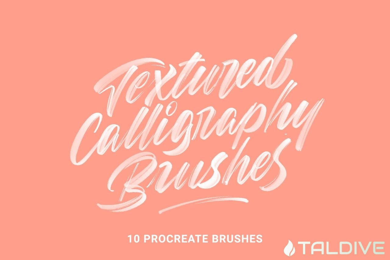 Textured Calligraphy Brushes