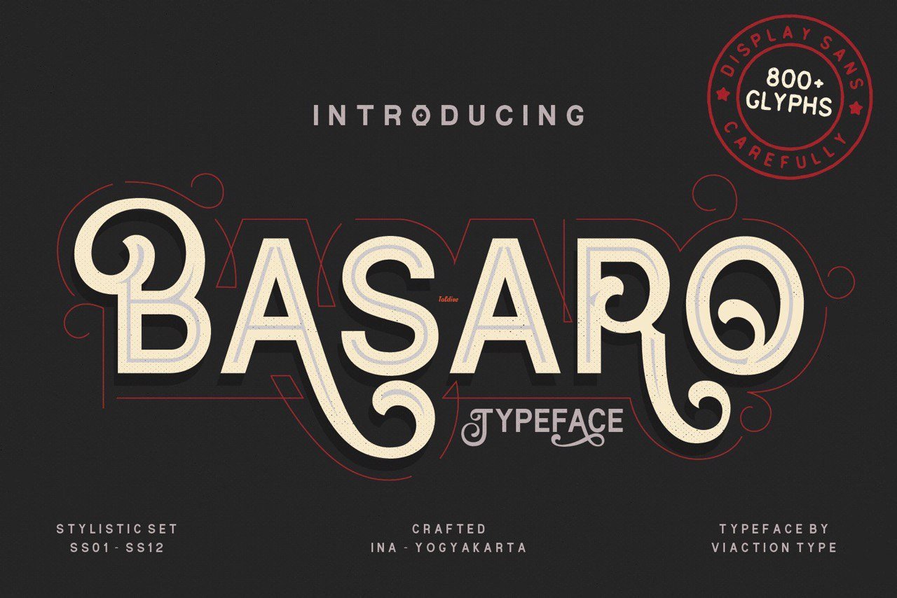 BASARO | Display Sans Typeface