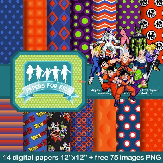 Dragon Ball Clipart and Papers