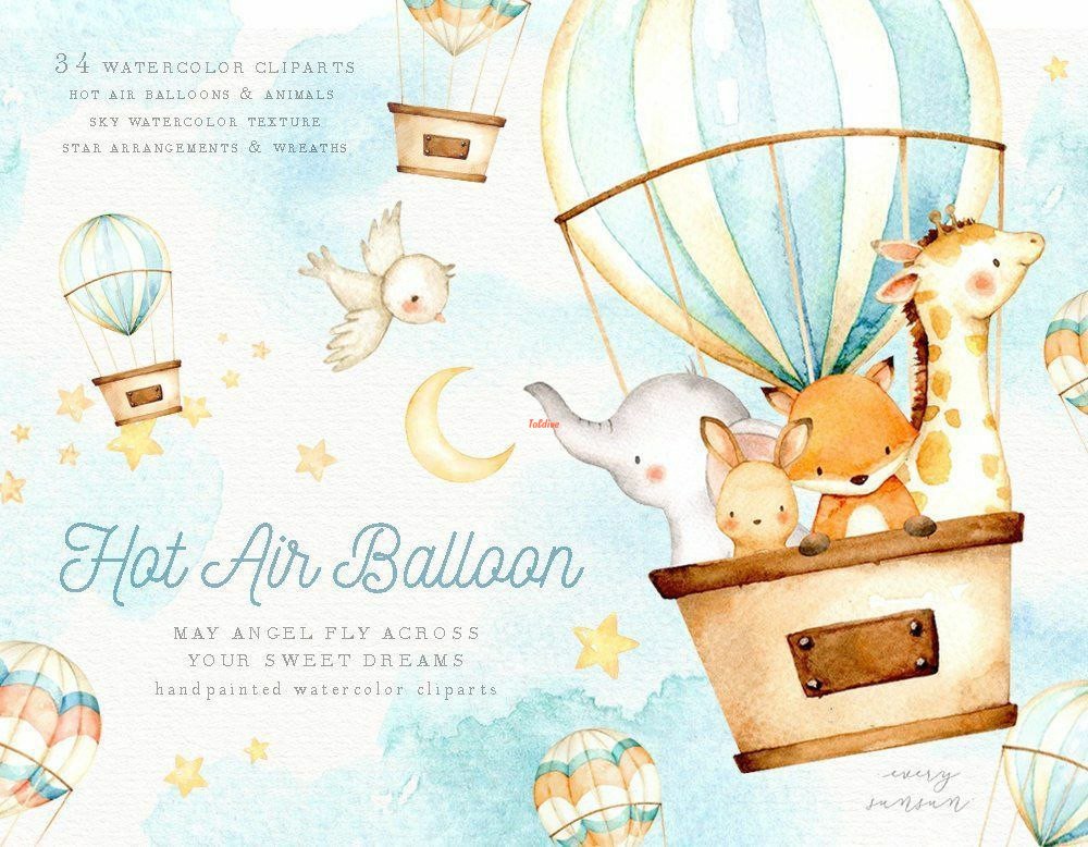 Hot Air Balloon Clipart