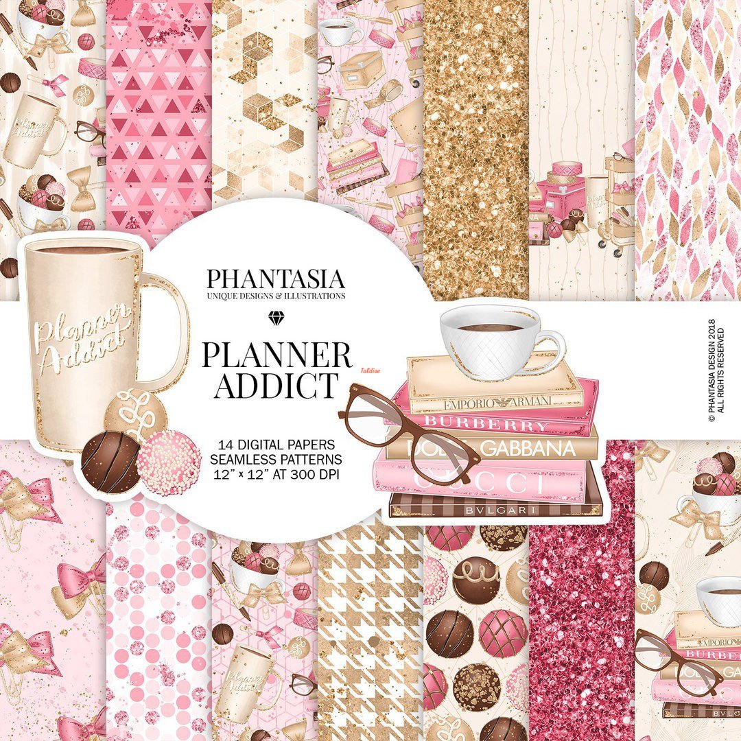 Planner Addict Digital Paper