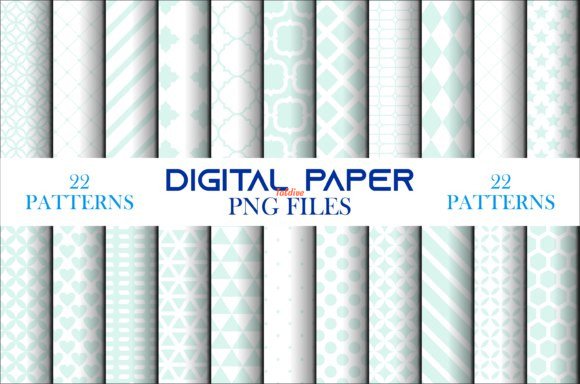 Printable Digital Paper PNG Set 3