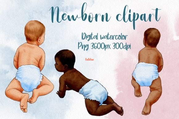 Newborn Clip Art Graphics