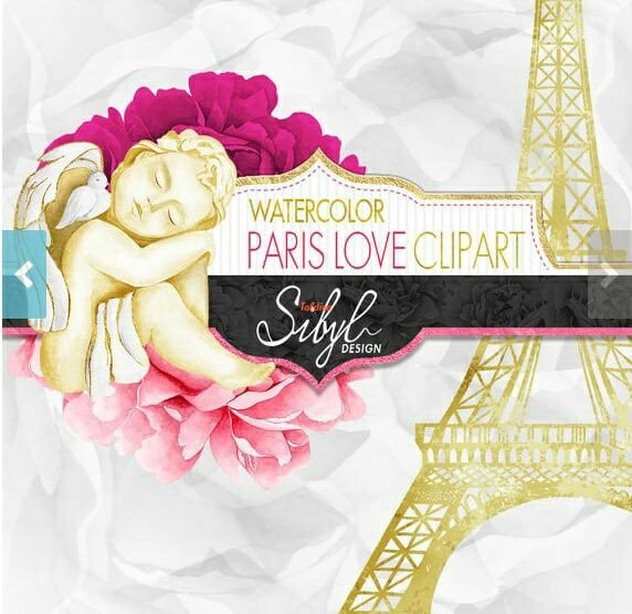 PARIS SWEET LOVE CLIPART